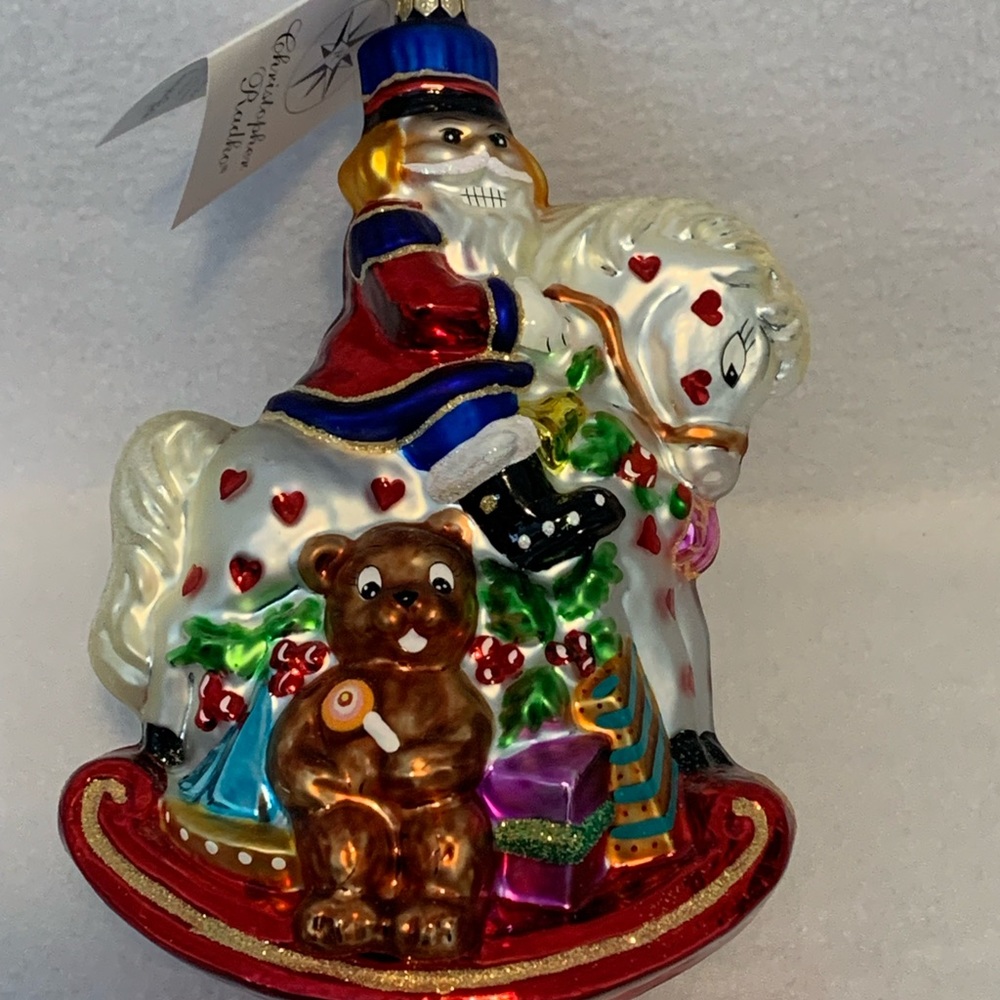 Christopher Radko Rocking Cracker Ornament